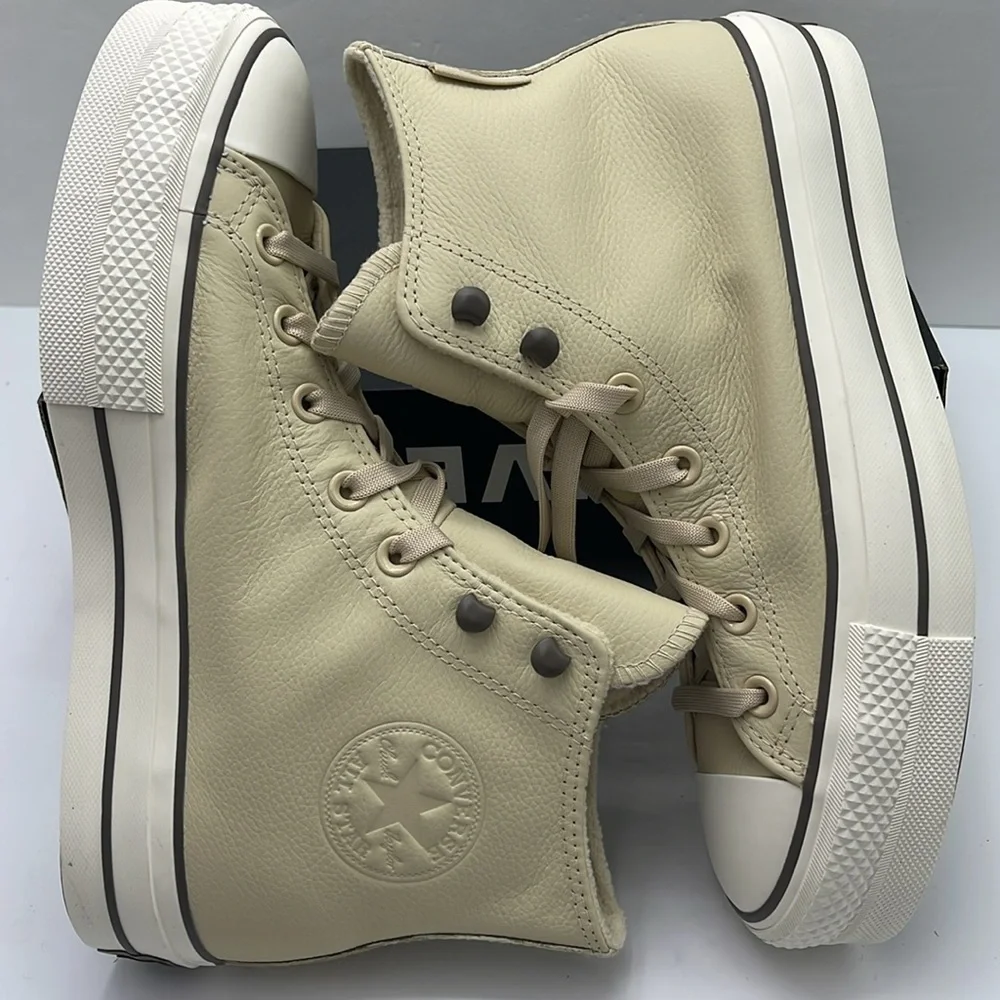 Converse Women's High-Top Platform Sneakers CTAS LIFT HI MISO GLAZE/TRUFFLE
